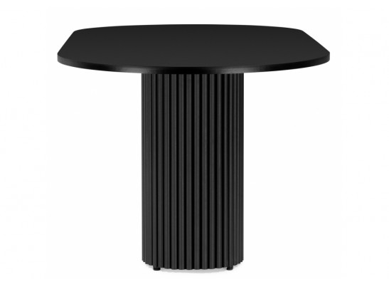 Деревянный стол Барон О 180 х 90 черная пленка шагрень / черный в Ростове-на-Дону