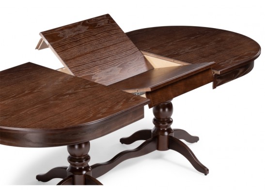 Деревянный стол Дейвер 160(220)х100 орех темный в Ростове-на-Дону