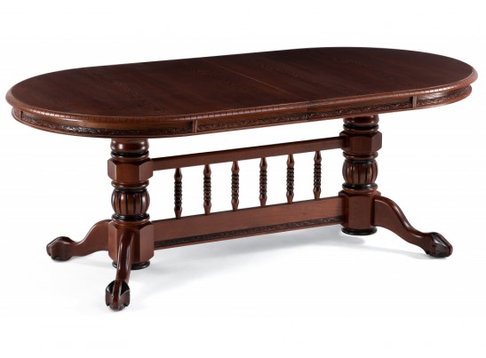 Деревянный стол Кантри орех с коричневой патиной в Ростове-на-Дону