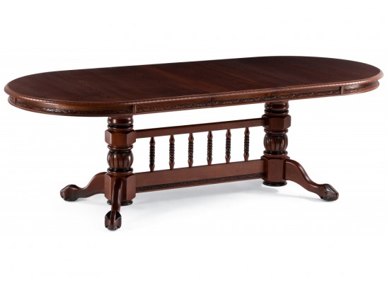 Деревянный стол Кантри орех с коричневой патиной в Ростове-на-Дону