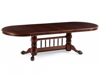 Деревянный стол Кантри орех с коричневой патиной