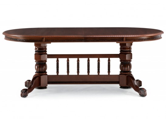 Деревянный стол Кантри орех с коричневой патиной в Ростове-на-Дону