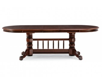 Деревянный стол Кантри орех с коричневой патиной