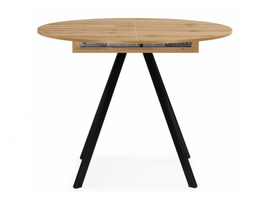 Деревянный стол Карпер 90(120) дуб вотан / черный матовый в Ростове-на-Дону