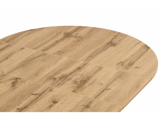 Деревянный стол Карпер 90(120) дуб вотан / черный матовый в Ростове-на-Дону