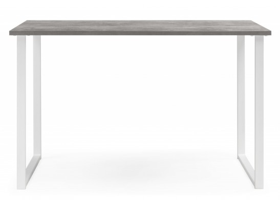 Деревянный стол Лиман 117 x 77 бетон светлый / белый матовый в Ростове-на-Дону
