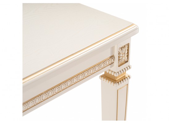 Деревянный стол Паветти прямоугольный слоновая кость / золото в Ростове-на-Дону