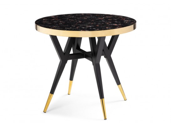 Стол Selina 80х72 black / gold в Ростове-на-Дону