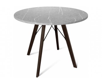 Деревянный стол Sheffilton SHT-TU9/90 венге / серый мрамор