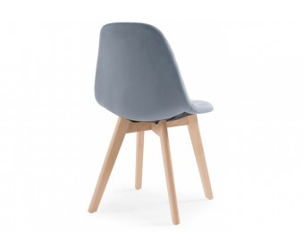 Деревянный стул Filip blue / wood