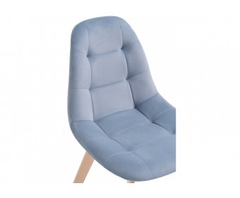 Деревянный стул Filip blue / wood