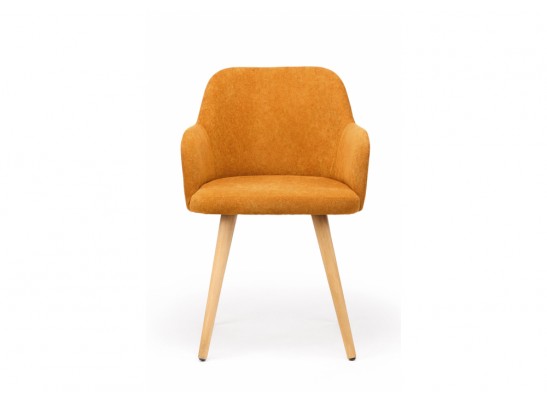 Деревянный стул Инфини 360 терракота (ocean 015) / светлое дерево