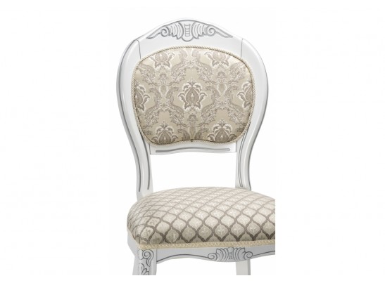 Деревянный стул Лауро патина серебро / бежевый в Ростове-на-Дону