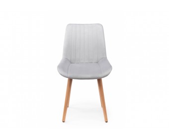 Деревянный стул Седа светло-серый (zd 960) / светлое дерево