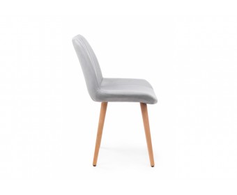 Деревянный стул Седа светло-серый (zd 960) / светлое дерево