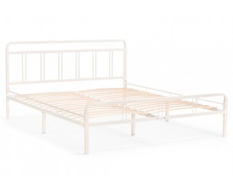 Двуспальная кровать Рейк 160х200 белая