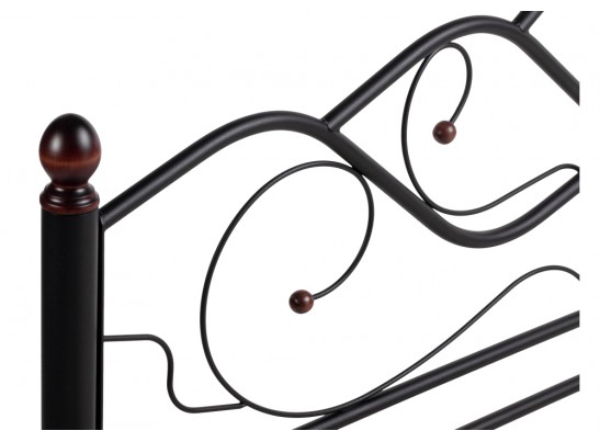 Двуспальная кровать Виктори 2 160х200 черная в Ростове-на-Дону