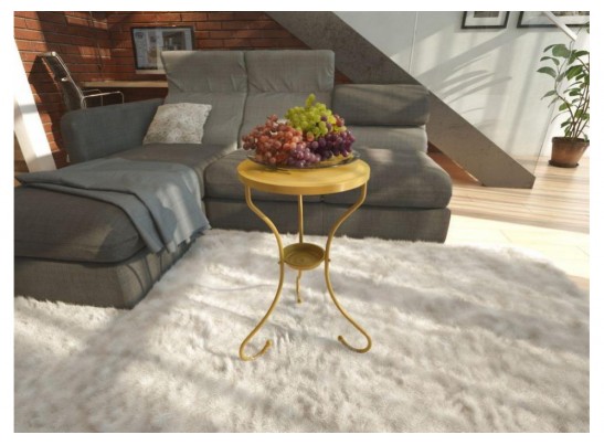 Журнальный столик Sheffilton SHT-CT10-1 золото в Ростове-на-Дону