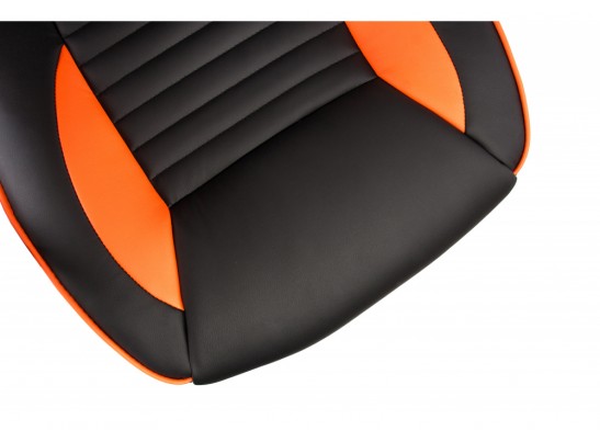 Компьютерное кресло Leon черное / оранжевое в Ростове-на-Дону