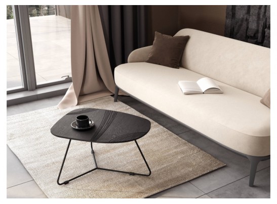 Журнальный столик SHT-CT52-2 сонора / черный муар в Ростове-на-Дону