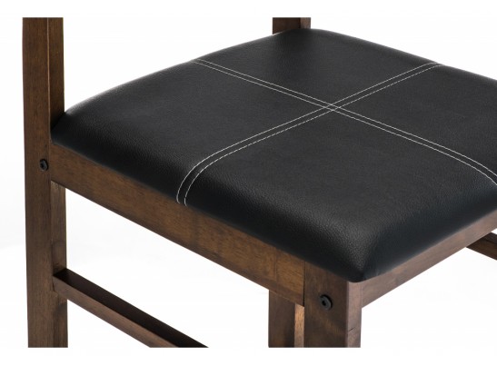 Обеденная группа Bahamas (стол и 4 стула) oak / black в Ростове-на-Дону