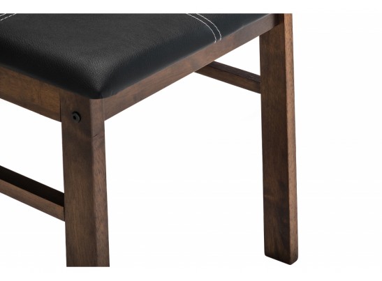 Обеденная группа Bahamas (стол и 4 стула) oak / black в Ростове-на-Дону