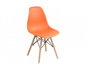 Пластиковый стул Eames PC-015 orange