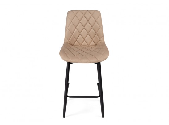 Полубарный стул Баодин К Б/К крутящийся бежевый / черный в Ростове-на-Дону