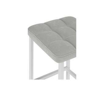 Полубарный стул Лофт мадера 20 / белый матовый