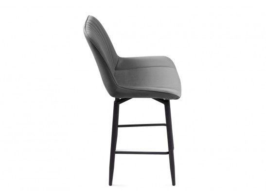 Полубарный стул Седа К крутящийся темно-серый / черный в Ростове-на-Дону