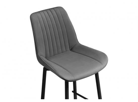 Полубарный стул Седа К крутящийся темно-серый / черный в Ростове-на-Дону