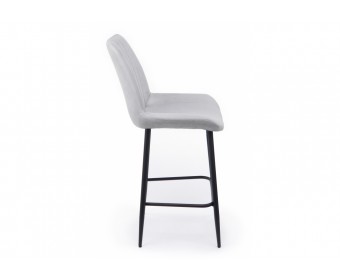 Полубарный стул Седа светло-серый (zd 960) / черный