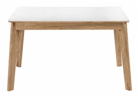 Стеклянный стол Арья белый / дуб монтана в Ростове-на-Дону