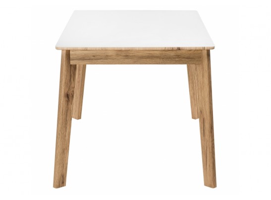 Стеклянный стол Арья белый / дуб монтана в Ростове-на-Дону
