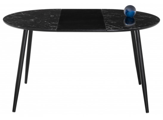 Стеклянный стол Кловис мрамор черный / черный в Ростове-на-Дону
