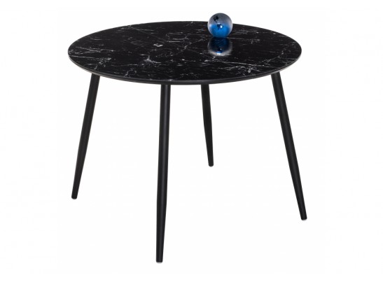 Стеклянный стол Кловис мрамор черный / черный в Ростове-на-Дону