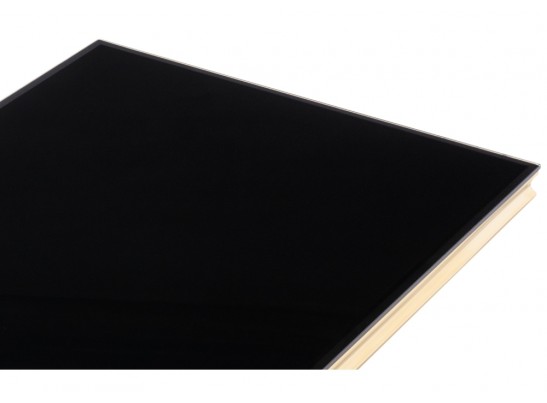 Стеклянный стол Komin 2 черный / золото в Ростове-на-Дону