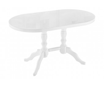 Стол Адней белый глянец