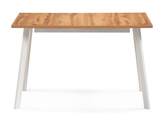 Стол раскладной Колон Лофт 120(160)х75х75 25 мм дуб вотан / белый матовый в Ростове-на-Дону