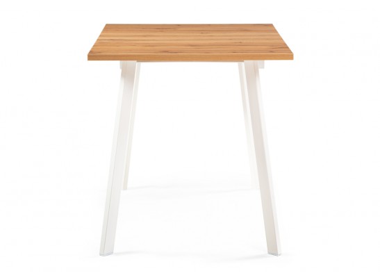 Стол раскладной Колон Лофт 120(160)х75х75 25 мм дуб вотан / белый матовый в Ростове-на-Дону