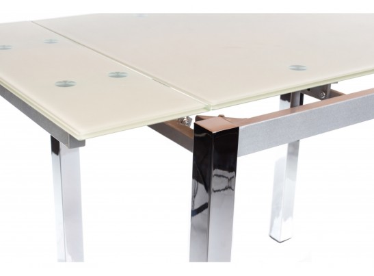 Стол раскладной TB017-26 бежевый / хром в Ростове-на-Дону