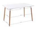 Стол Table 120х80х73 white / wood в Ростове-на-Дону