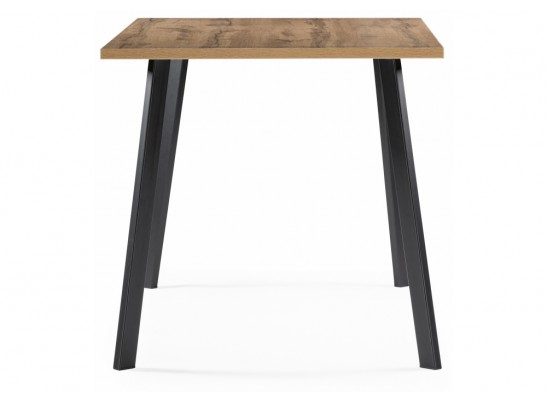 Стол Тринити Лофт 120х60х75 25 мм дуб вотан / матовый черный в Ростове-на-Дону