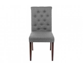Стул Amelia dark walnut / fabric grey