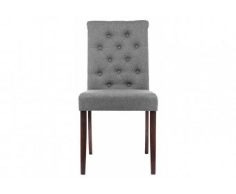 Стул Amelia dark walnut / fabric grey