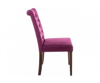Стул Amelia dark walnut / fabric purple