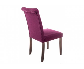 Стул Amelia dark walnut / fabric purple