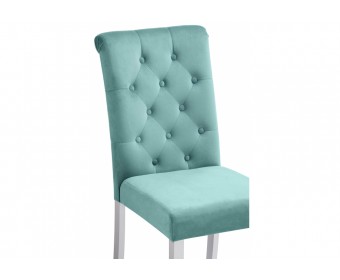 Стул Amelia white / fabric tiffany