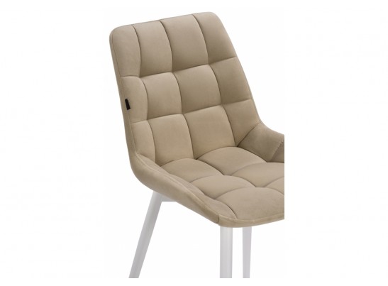 Стул на металлокаркасе Алст белый / velutto 05 в Ростове-на-Дону