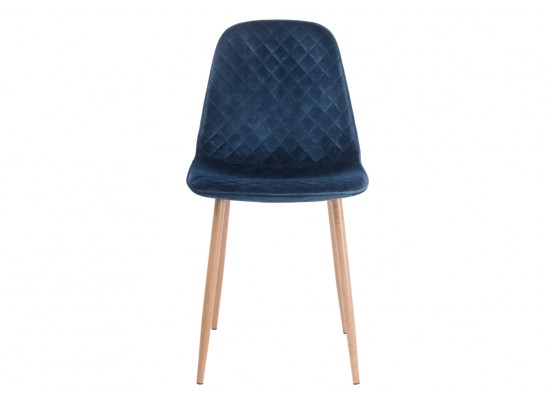 Стул на металлокаркасе Capri dark blue / wood в Ростове-на-Дону